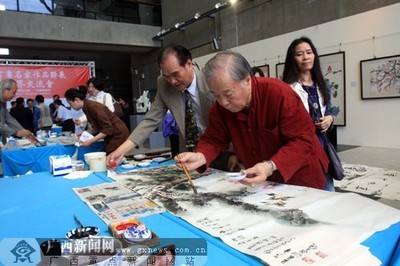 广西花莲两地艺术家深入开展文化交流活动(组图)-广西新闻网